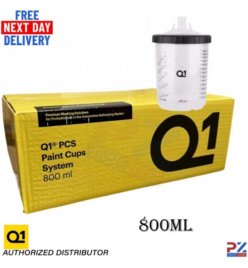 Q1 PCS Paint Cup System 800ML 125M - Pack of 50
